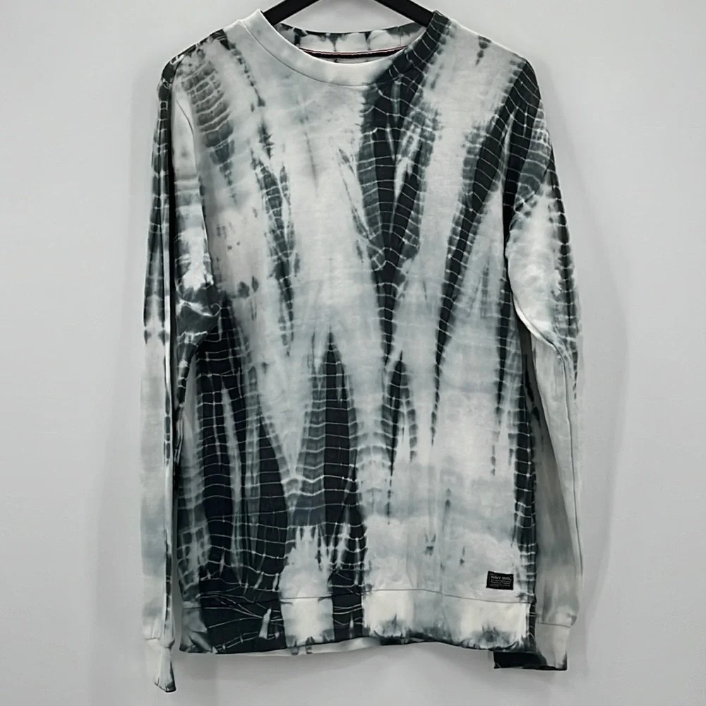 Navy Yard Tie Dye Long Sleeve Pullover - NWOT - Size Small